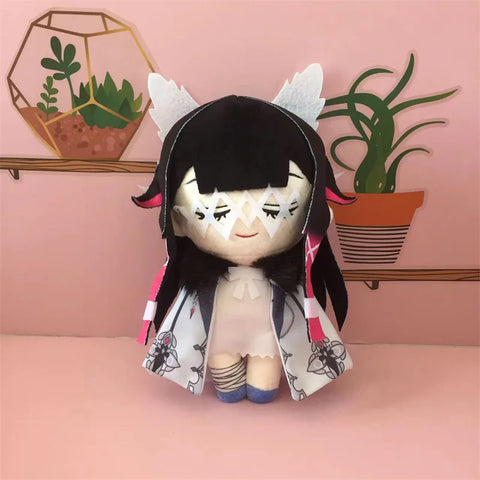 Cute Genshin Impact Columbina Cosplay Soft Dolls Columbina Costume Doll Chidren Adult Cartoon 20cm Toys Christmas Gifts