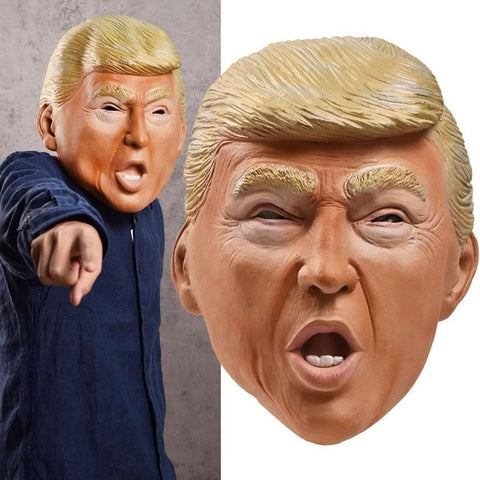 2022 Trump Mask Latex Old Man Scary Mask Halloween Party Mask Cosplay Costumes Props Masques Vote For President Trump Mask