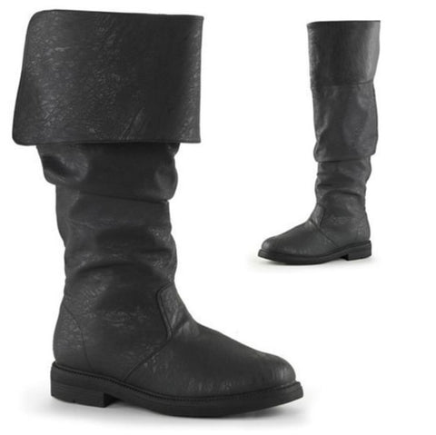 Medieval Men Knight Prince Cosplay Gothic Retro Punk Leather Boots Halloween Carnival Stage Party Props Shoes Elf Vintage Boot