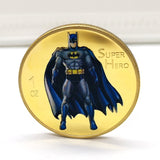 1 Ounce 999 Gold Silver Batman Commemorative Coin Super Hero Animated Movie Coins Collectibles Children's Birthday Cartoon Gifts