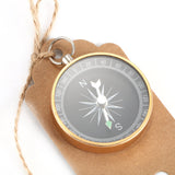 1 Pcs Compass Tags Labels Travel Themed Party Guests Gifts Wedding Souvenirs Kids Birthday Anniversary Favors Accessory
