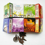 1 box Indian Incense Cones Natural Lavender Rose Jasmine Opium Tower Incenses 13 Scents for Home buddhist 9 pcs Cone Incense