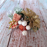 1 piece artificial flower red berry branch suitable for wedding Christmas decoration DIY Valentine's Day dried flowers