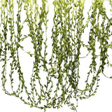 10 Meters Green Leaves Rattan Silk Garland Artificial Flower Vine Rattan For Wedding Decoration DIY Scrapbooking Craft Flowers