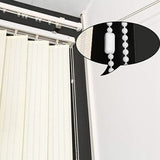 10 Meters Plastic Roller Blind Roman Vertical Shade Beaded Chain Pull Cord Window Curtain Beads Rope with Connectors D14 21