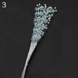 10 Stems Faux Pearl Beads Spray Wedding Bride Flower Bouquet Home Table Decor for wedding decorations, card making, invitations