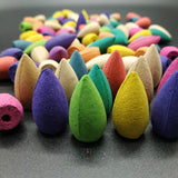 100Pcs Mixed Incense Cones Used For Oud Backflow Incense Burner Cone Smell Incense Mix Aromatherapy