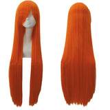 100cm Chemical Fiber Long Straight Hair Wig Middle Hair Wig Cosplay Anime Natural Heat-resistant Synthetic Wig Female