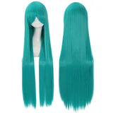 100cm Chemical Fiber Long Straight Hair Wig Middle Hair Wig Cosplay Anime Natural Heat-resistant Synthetic Wig Female