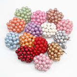 100pcs/lot 12mm Pearl Plastic Stamens Artificial Flower Small Berries Cherry For Wedding Christmas Cake Box Wreaths Decoration