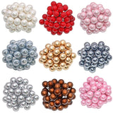 100pcs/lot 12mm Pearl Plastic Stamens Artificial Flower Small Berries Cherry For Wedding Christmas Cake Box Wreaths Decoration