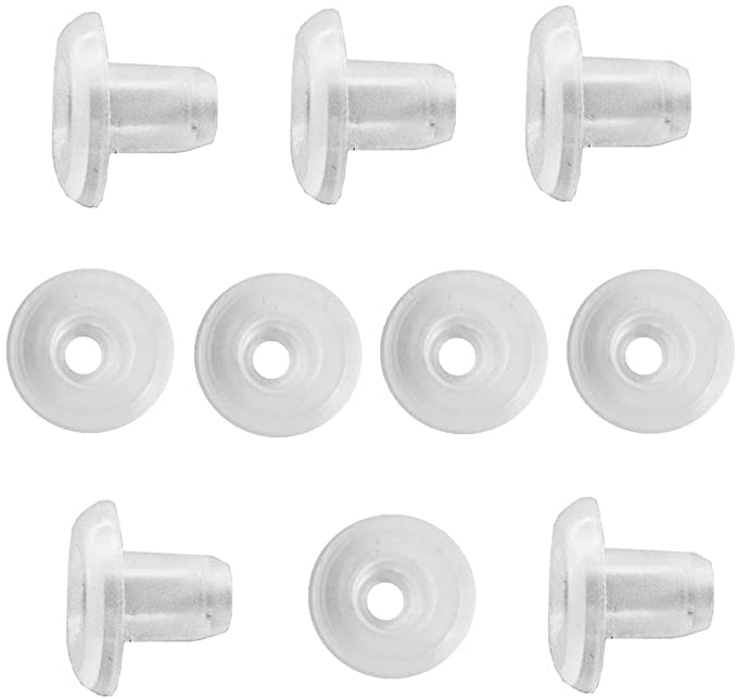 10pcs Horizontal Blinds Bottom Rail Ladder Cord Button Plug for Wood &amp; Faux Wood Blinds and 1&quot; Mini Blinds with a Hole 5/16&quot;