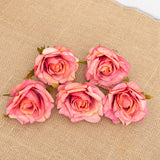 10pcs White Silk Artificial Rose Flowers Heads Scrapbooking for Home Wedding Birthday Cake Decoration Fake Flower