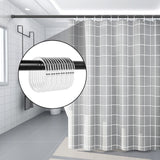 12pcs/Set Transparent Plastic C Shape Bath Drape Shower Ring Loop Bendable Bathroom Curtain Hooks shower curtain accessories
