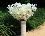 180 heads silk cherry blossom silk artificial flower bouquet artificial cherry blossom tree for home decor for DIY wedding decor