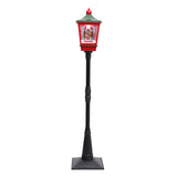 185cm Merry Christmas Decoration Supplies Snow Street Light With Music Western Style For Garden Layout Festival Party Gift
