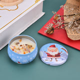 1PC Christmas Soy Wax Dried Flower Scented Candles Deodorant Helper Smokeless Fragrance Candle Christmas Candle Set
