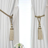 1PC Curtain Tiebacks Tassel Curtain Clips Rope Curtain Tie Backs Holdbacks Decorative  Curtain Holder Accessories For Drape