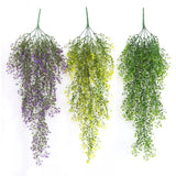 1PCS Artificial Flower Vine Hanging Plant Garland Home Garden Festival Wedding Party Simulated Leaves Venue Decorations