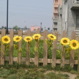 1Pc Home Garden Fence Decoration Fake Flower Vivid Big Artificial Sunflower