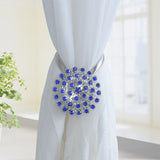 1Pcs Spring Curtain Buckle Peacock Flowers Design Magnetic Curtain Clip Hanging Curtain Holders Accessories Home Decoration