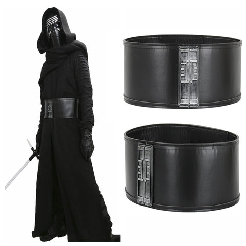 1pcs Kylo Ren Waistband Costume Accessories Men's Belt PU Adjustable Jedi Killer Cosplay Belts Props