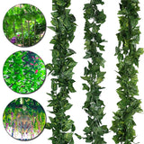 2/2.3m Simulation Grape Vine Leaves DIY Garland Supplies  Artificial Ivy Leaf Fake Green Plants Rattan Home Wedding Decoration