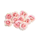 20/50PCS Mini Rose Artificial Flower Head DIY Needlework Handmade Craft Supplies Fake Flowers for Wedding Home Party Decoration