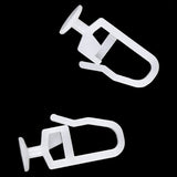 200 Pack Curtain Gliders with 8.3 MM Head Folding Glider Curtain Rail Track Glider Hooks for Curtain Rails Track Type