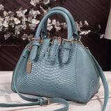 2018 Crocodile Pattern Leather Women's Handbags Luxury Designer Messenger Bags For Female Shell Type Ladies Hand Bags B QF15