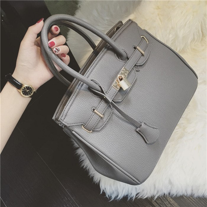 2018 Summer Luxury Handbags Women Bags Designer Brand Women Leather Shoulder Bag High Quality Messenger Bags Tote Bag Scarf Lock