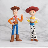 2022 7PCS Toy Story 4 Action Figure toys Woody Jessie Buzz Lightyear Forky Pig Bear Figura Model Doll Figurine Kids Gifts