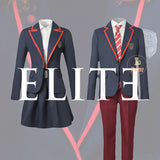 2022 TV Elite Cosplay Costume Rebeca Nadia Skirt Set Samuel Omar Guzman Girls Boys Shool Party Suit High School Uniform