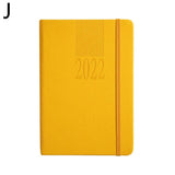 2022 Schedule English Inside Page Notebook Office A5 Management Planner School Notepad Book Calendar Agenda Stationery N3t3