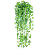 210cm Artificial Plants Creeper Green Leaf Ivy Vine For Home Wedding Decoration DIY Hanging Garland Artificial Flowers