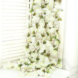 230cm Cherry Blossom Vine Flower Artificial Silk Arch Wedding Party Supplies Garland Rattan Wall Hanging Garland Wreath Decor