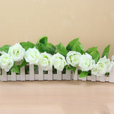 245cm/lot Silk Roses Ivy Vine with Green Leaves Fake Leaf Hanging Garland Artificial Flowers For Home Wedding Bar Decoration DIY