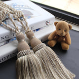 2Pcs Tassels Curtain Tieback Home Decoration Curtain Holder Buckle Rope Curtain Hanging Balls for Livingroom Bedroom Accessories