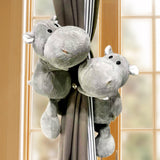 2pcs Jungle cartoon Animals Curtain Tieback Holder Hooks Tie Backs Children Room Decoration Accessories Holdback Curtain Straps