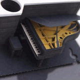 3D Piano  Paper Art Building Block Memo Notes Pads Convenience Stickers Papers Card Craft Creative Post Notes Paper Art Crafts