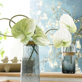 3D Printing Anthurium branch Artificial flowers for Home wedding table decoration Plastic fake plants fleur artificielle