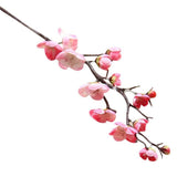 4 Colors Artificial Flowers Chinese Plum Cherry Blossoms Silk Flowers Sakura Tree Branches Home Wedding Decor