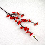 4 Kinds Plum Silk Cloth Artificial Flower Wreath Home Decoration Wedding Party Decoration DIY Scene Layout
