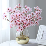 40cm Peach Blossom Silk Artificial Flower Unrequited Lover Fake Flowers Branch Wedding Birthday Party Home Room Table Decoration