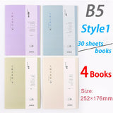 4books Notebooks and Journals Kawaii Stationery for School Supplies Student Planner School Diary Agenda 2021 2022 Office Supplie
