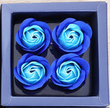 4pcs Valentines Day Gift for Boyfriend Rose Flower Soap Wedding Gifts for Guests Present Bridesmaid Gift Party Favors Souvenirs