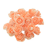 50pcs 3CM Mini Multicolor PE Foam Rose Head Artificial Flower Handmade Diy Wedding Home Decor Holiday Party Supplie Fake Flower