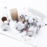 5Pcs 5CM Artificial Flowers  Cotton Bouquet Christmas Decorative Plants Wreaths Wedding Holding Home Decor Accessories
