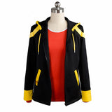 707 Cosplay Costume Mystic Messenger Saeyoung Choi Cosplay Zipper Jacket Luciel Seven Hoodies 707 Red T-shirt Orange Wig Glasses