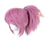 7PCS Anime Hunter X Hunter Machi Komacine Cosplay Costume Pink Wig Halloween Carnival Phantom Troupe Suit for Women